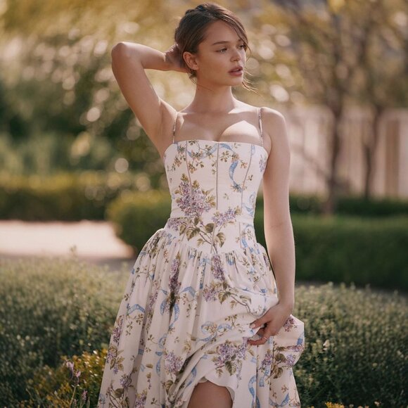 Multicolour Polyester Dress- Medium - Picture 2 of 11